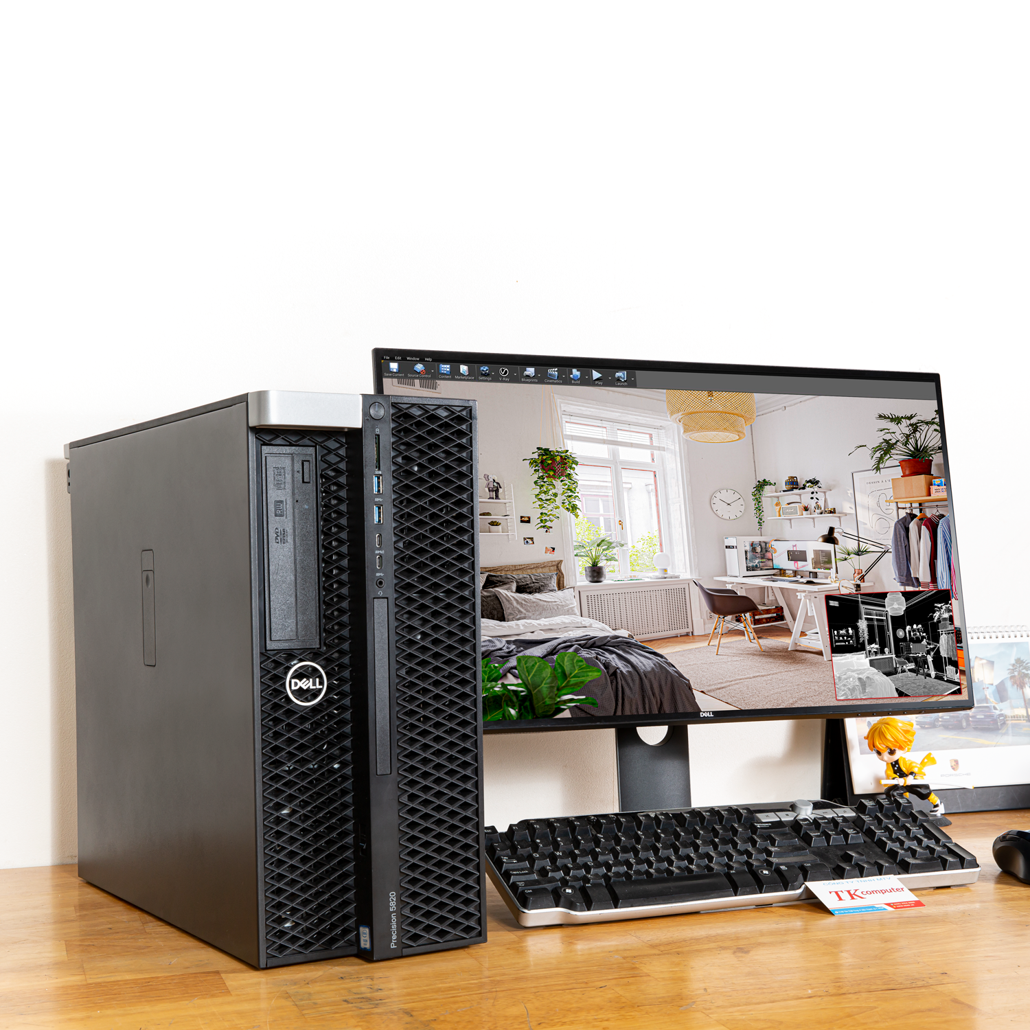 Máy trạm Dell Precision 5820 Tower Workstation chuyên đồ họa