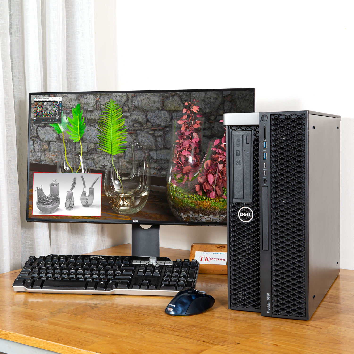 Máy trạm Dell Precision 5820 Tower Workstation chuyên đồ họa