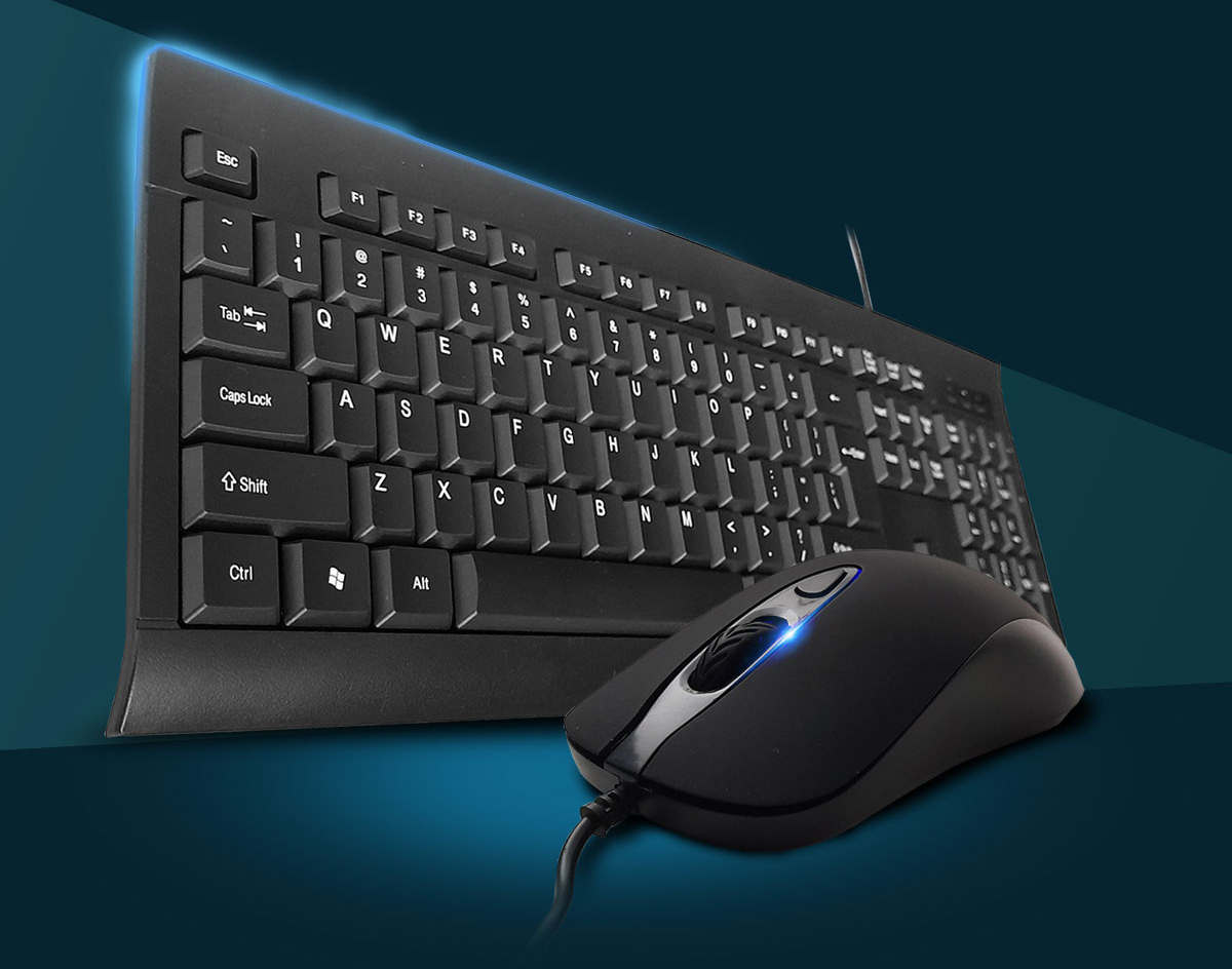 Gaming Keyboard and Mouse HP KM100